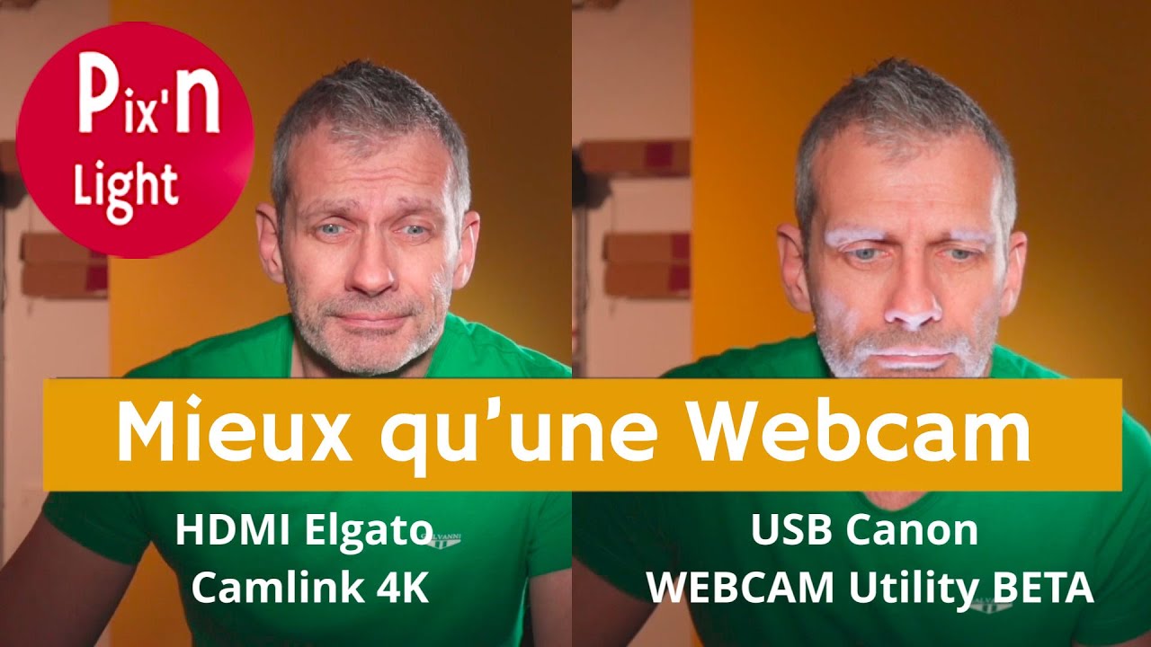 Appareil Canon - Comme une Webcam ! - avec EOS Webcam utility