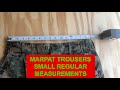 USMC Marpat Woodland Trousers Pants Small Regular Size Measurements | Waist & Inseam