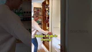 Hidden Walk-in Pantry#kitchendesign #customcabinets #kitchenideas #kitchenhacks #smartkitchen