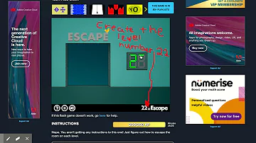 Level 22 Walkthrough for 40x Escape on coolmathgames.com