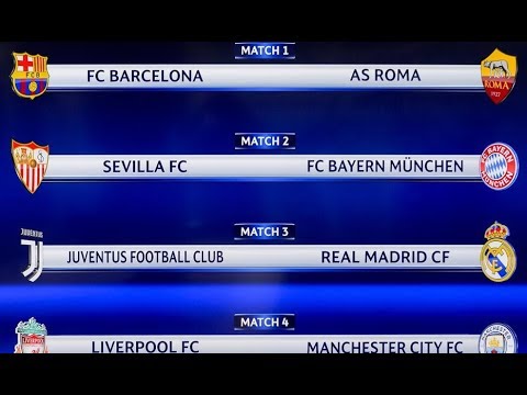 Loquendo/ Sorteo de los cuartos de final de la Champions League ... Loquendo/ Sorteo de los cuartos de final de la Champions League ...
