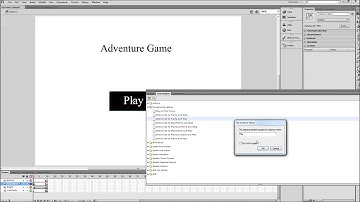Part 1 - How to make a point and click adventure game using Flash