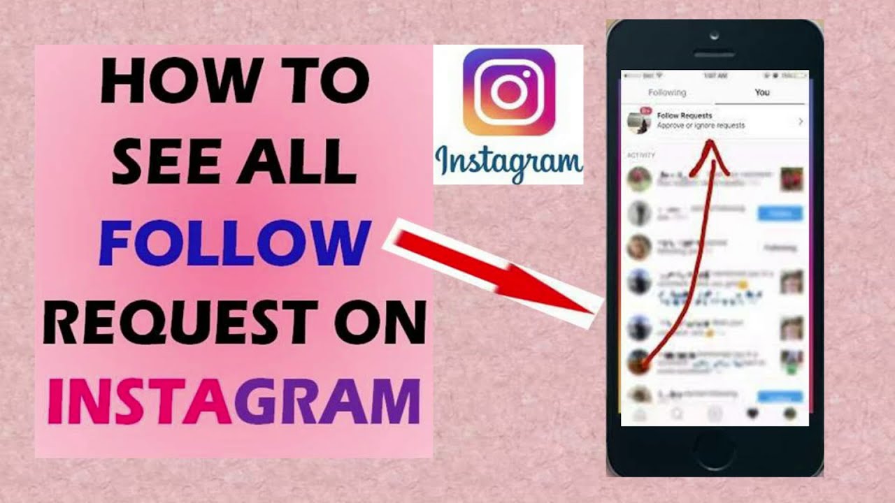 How to See All Follow Request on Instagram | Delete All pending Request ...