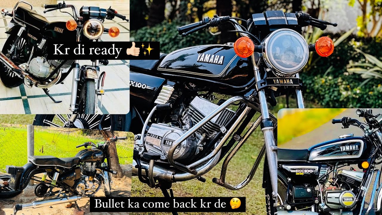 Yahama RX 100 M Dale New Parts Our bullet ka Come back Yahama kr di ...