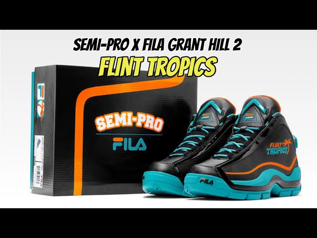 Flint Tropics themed 'Semi-Pro' x FILA apparel and footwear