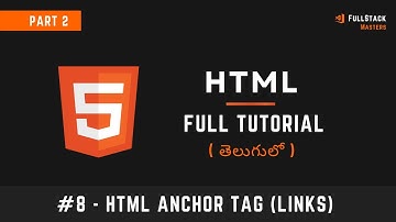 #8 HTML Full Course in Telugu | HTML Links (Relative Path) Part 2 | #htmlcourse #htmlforbeginners