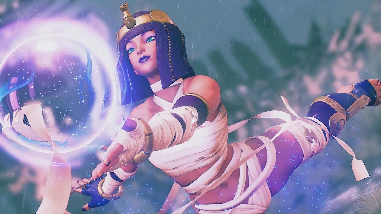 Street Fighter 5 Menat S Critical Art Super On All Characters Youtube