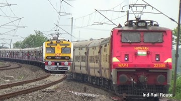 [ 3 in 1 ] Highspeed Express & Local Trains Skipping Huge Curve | Intercity Express+ ICF+EMU Local