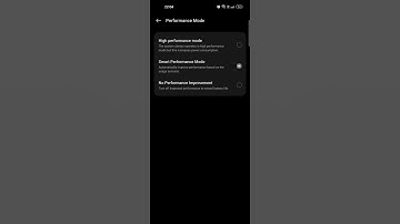 High Performance Mode in Android(Realme)