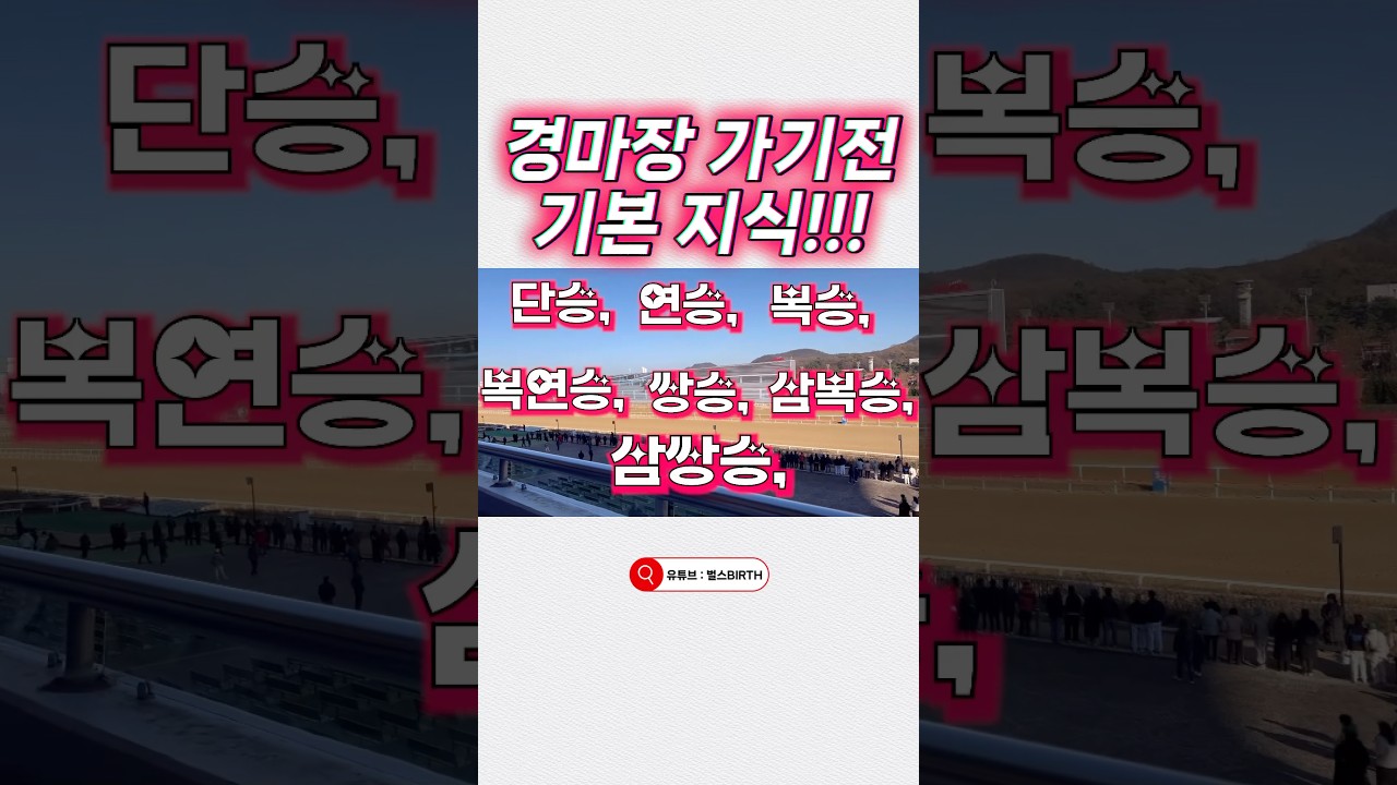경마 승식은 알고 가야지? 단승,연승,복승,복연승,쌍승,삼복승,삼쌍승_렛츠런파크 경마공원