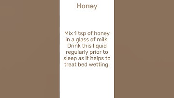 Home Remedies for Bed Wetting