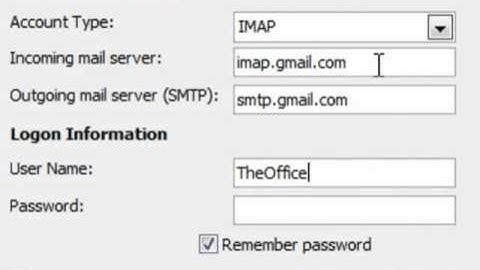 Setting up a new install of Outlook 2010 to work with Gmail