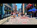 Old Montreal Rue St-Paul [4K] Summer Walking Tour