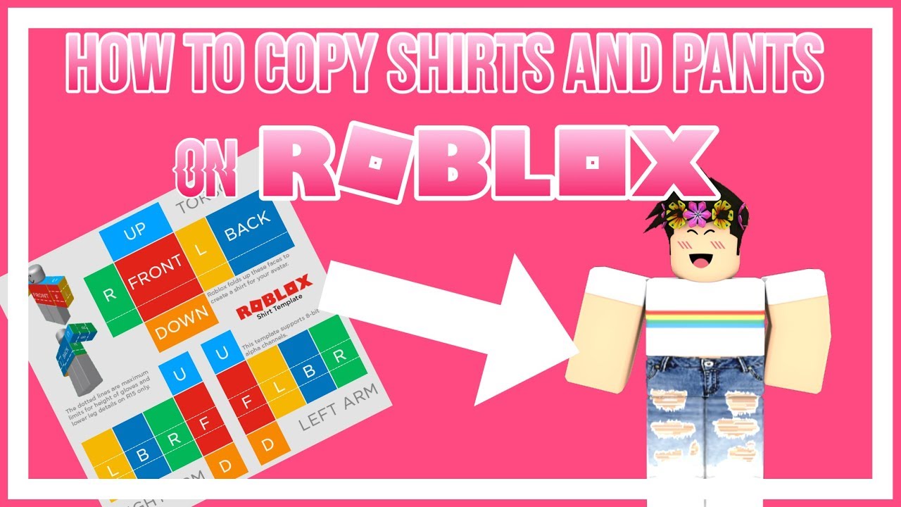 How To Copy Shirts Pants On Roblox 2018 Working Youtube - copy and paste t shirts roblox