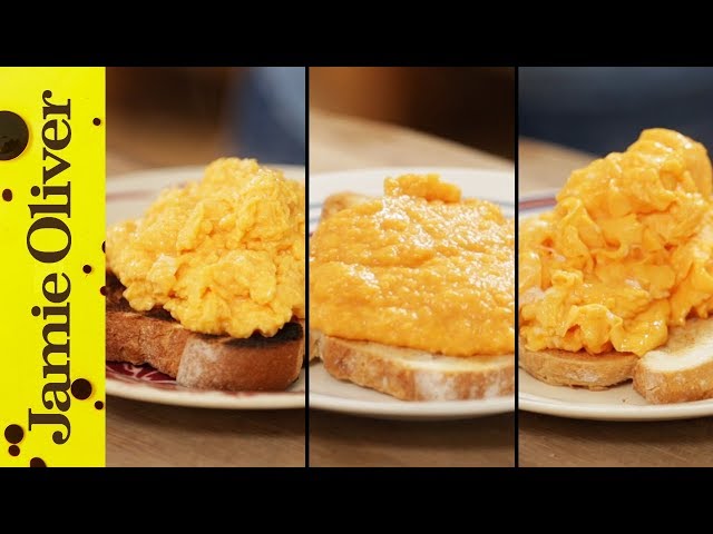 How To Make Perfect Scrambled Eggs - 3 ways | Jamie Oliver class=