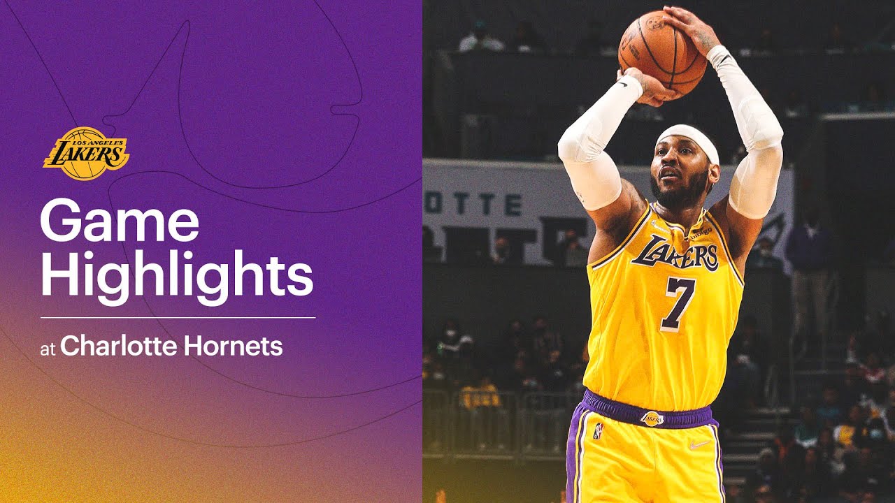 los angeles lakers charlotte hornets