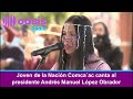 Joven de la Nación Comca´ac canta al Presidente Andrés Manuel López Obrador (subtitulado)