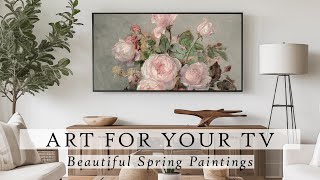Beautiful Spring Paintings Art For Your TV | Vintage Spring TV Art | Vintage Art | 4K | 4.5 Hrs
