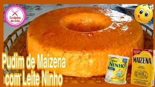 O MELHOR PUDIM DE MAIZENA COM LEITE NINHO, SEM OVOS E SEM FORNO / EDU GENTIL 🍮😋 screenshot 4