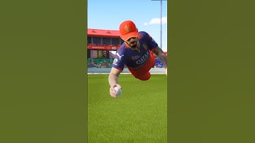 😳Impossible Catch By Virat kohli #cricket24 #shorts