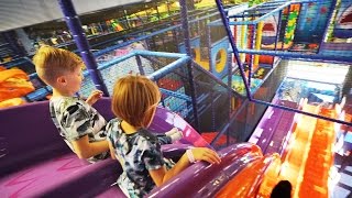 Fun Slides At Exploria Indoor Playground (Family Fun For Kids)