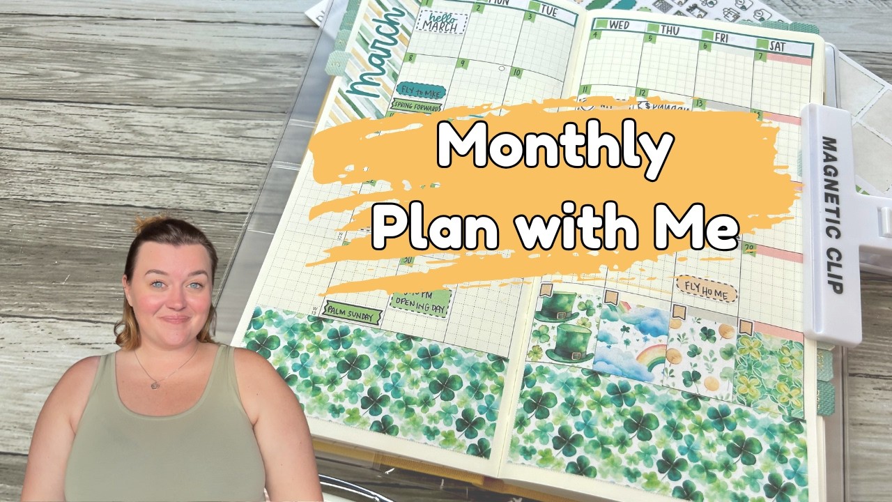 Планируйте вместе со мной // Hobonichi Weeks // Мартовский ежемесячный выпуск