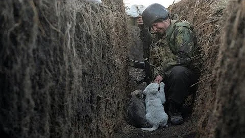 Ukrainian war song about trench warfare "Me, my buddy and 2 shovels"