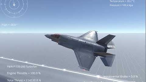 Silantro Flight Simulator : F-35 Electromagnetic EMALS Launch First Test