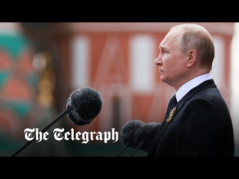 Putin says it was 'forced' to invade Ukraine in speech at Russia Victory Day parade