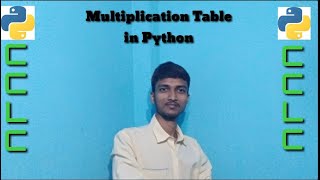 #Multiplication Table in Python #7