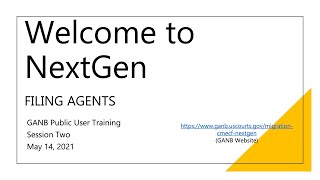 Virtual Training for the Next Generation of CM/ECF - Session 2