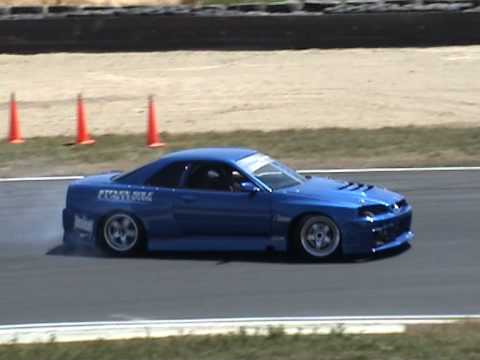 Curt Whittaker in New Car at Hampton downs.