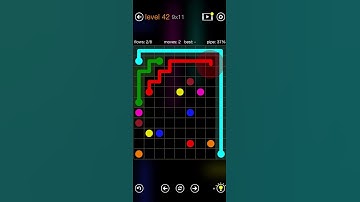 Flow Free - Rectangles - Rectangle Pack - Level 42 (9x11)