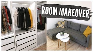 ROOM MAKEOVER // WALK-IN CLOSET