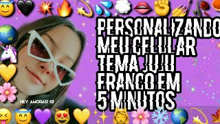 Personalizando meu celular tema Juju franco em 5 minutos!🌍💛🌸{hey amoras! s2} screenshot 5