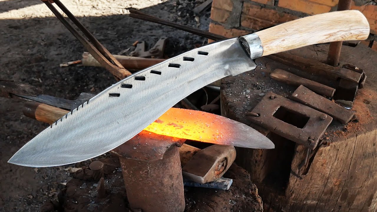 Knife Making - Making a  Bowie Knife  Best Bowie Knife