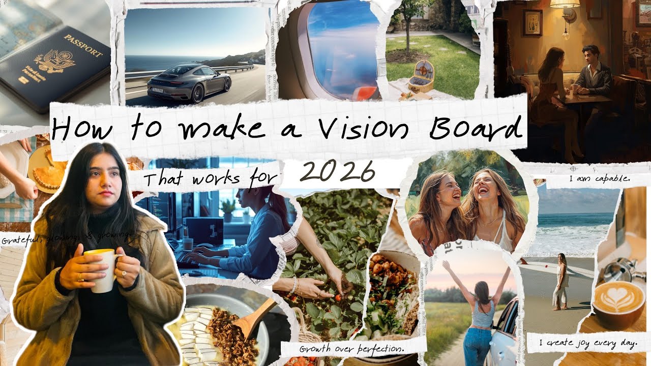 2026 Vision Board That Actually Works 💅😍2025 Goals Came True🥹 My Exact ...