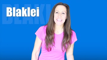 Learn to Spell BLAKLEI Toddler Song | Learn to Talk with Patty Shukla