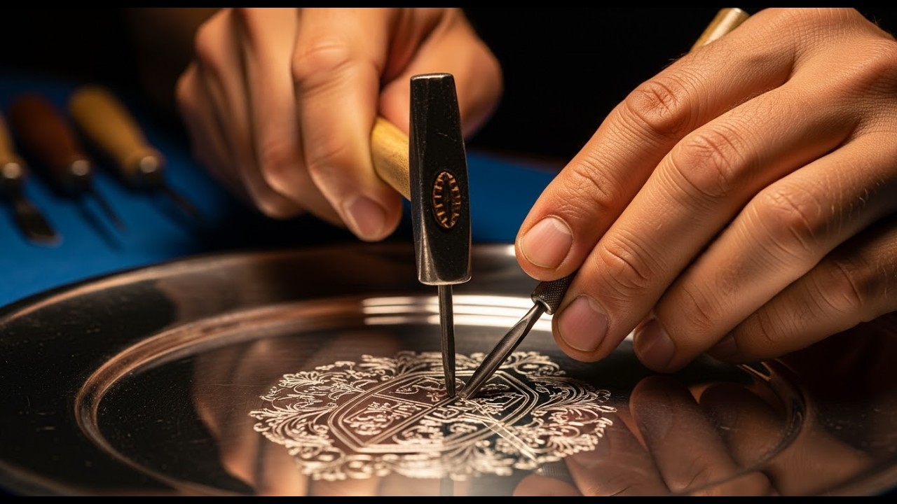Engraving a Copper Plate | From Start to Finish
