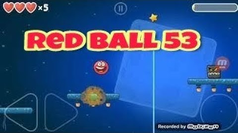Red ball 4  level 53 ( Battle For The moon level)