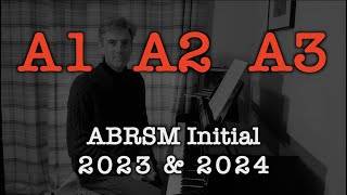 ABRSM Initial (2023 & 2024) - List A