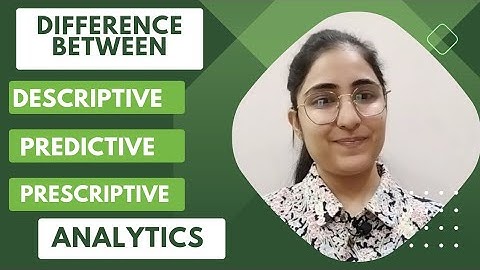 Difference between Descriptive, Predictive and Prescriptive Analytics | Statistics | Data Analytics