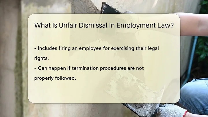 What Is Unfair Dismissal In Employment Law? - CountyOffice.org