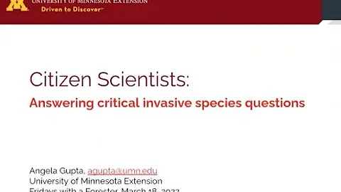 Citizen scientists: Answering critical invasive sp...