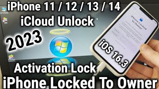 How to Remove iCloud Account Unlock iOS 16.2 Locked To Owner iPhone 11, 12, 13, 14 (2023)