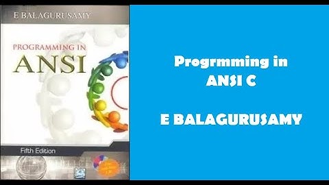 ANSI C Programming - Overview of C - 5