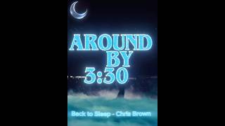 Go listen to Back to sleep by Chris brown😴💤💤#songlyrics #music #backtosleep #chrisbrown #artist