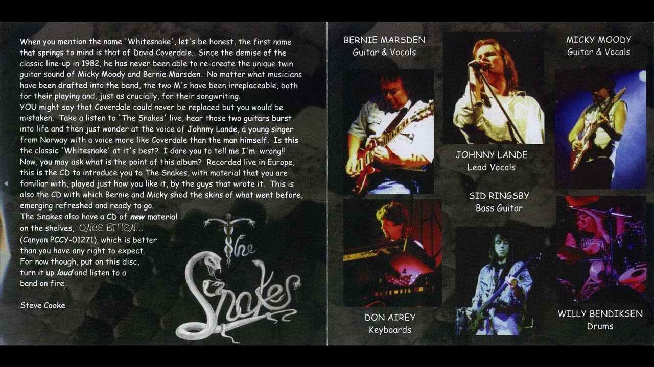 The Snakes & Bernie Marsden with Micky Moody - Ready And Willing 