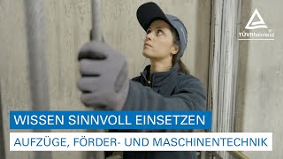 Sachverständige*r im Bereich Aufzüge, Förder- und Maschinentechnik – Karriere bei TÜV Rheinland