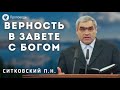 Верность христианина в завете с Богом. Ситковский П.Н. Проповедь МСЦ ЕХБ